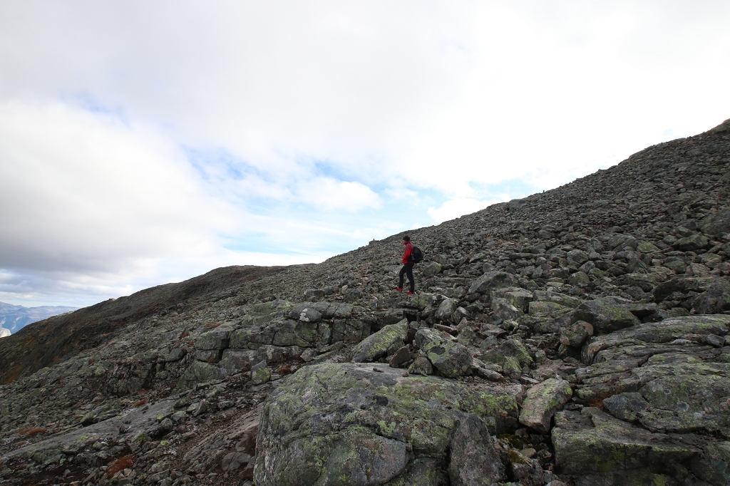 Wanderung auf den Bakkanosi oberhalb des Nærøyfjord