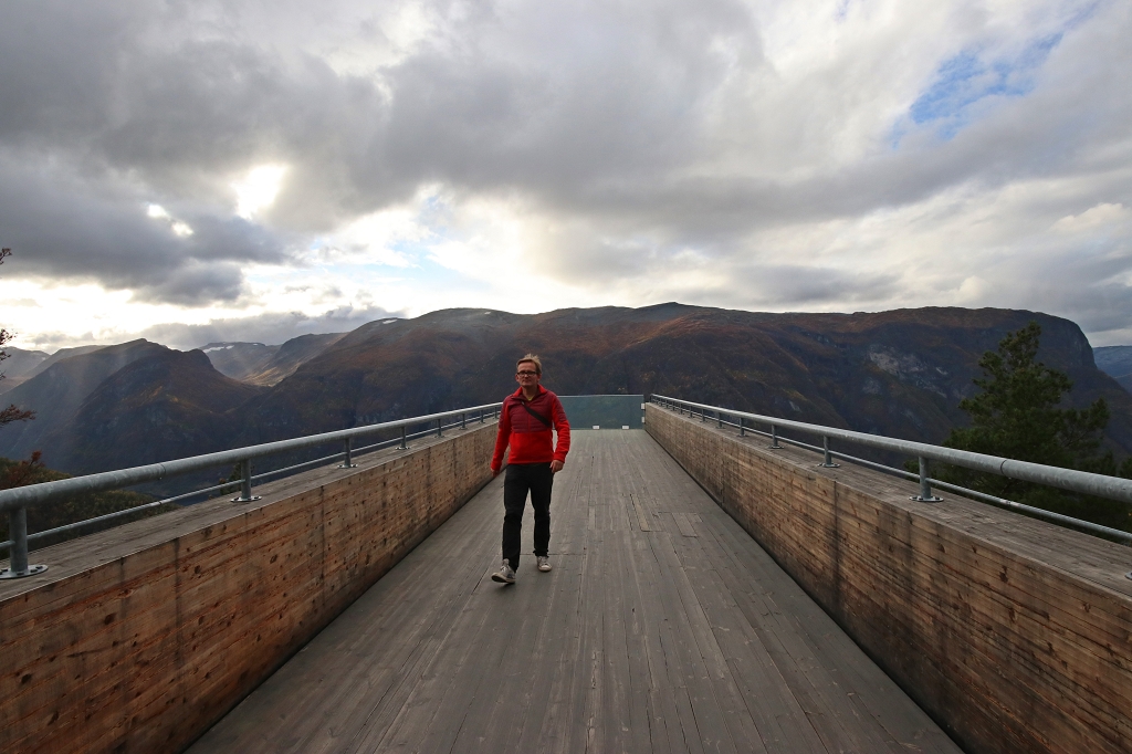 Unterwegs auf der Landschaftsroute Aurlandsfjellet - Aussichtspunkt Stegastein