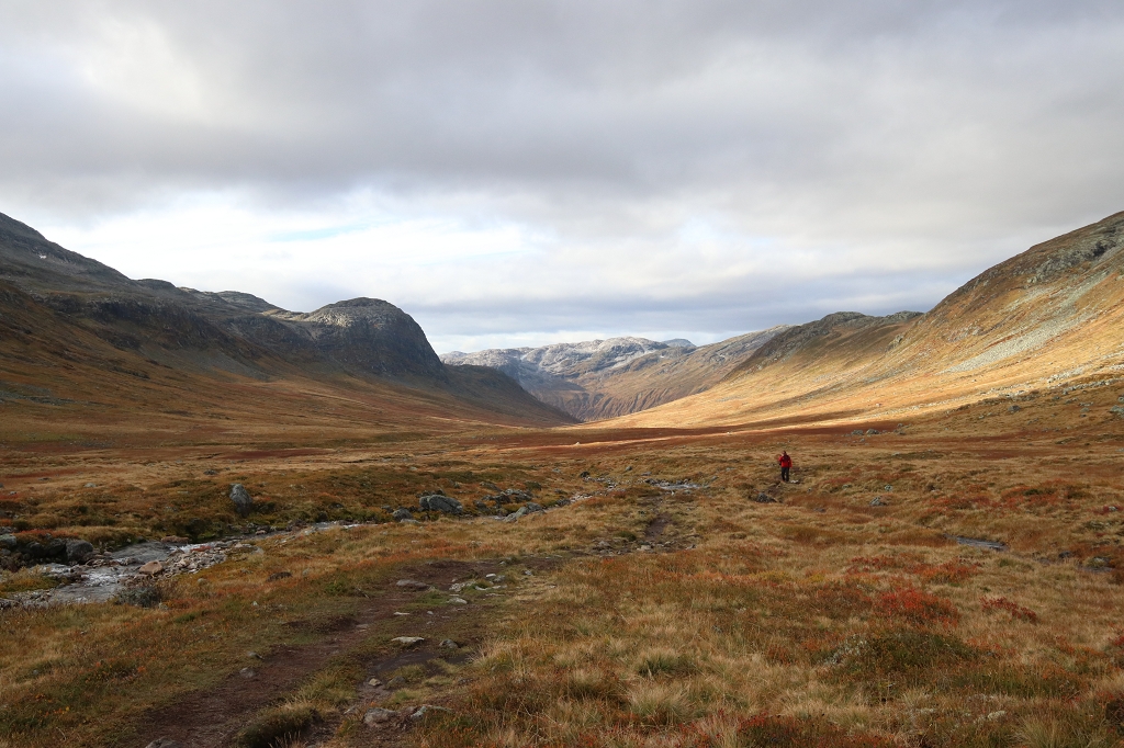 Wanderung auf den Bakkanosi oberhalb des Nærøyfjord - im Slettedalen Tal