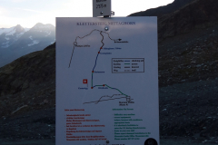 Zum Einstieg des Klettersteig Mittaghorn - Morenia