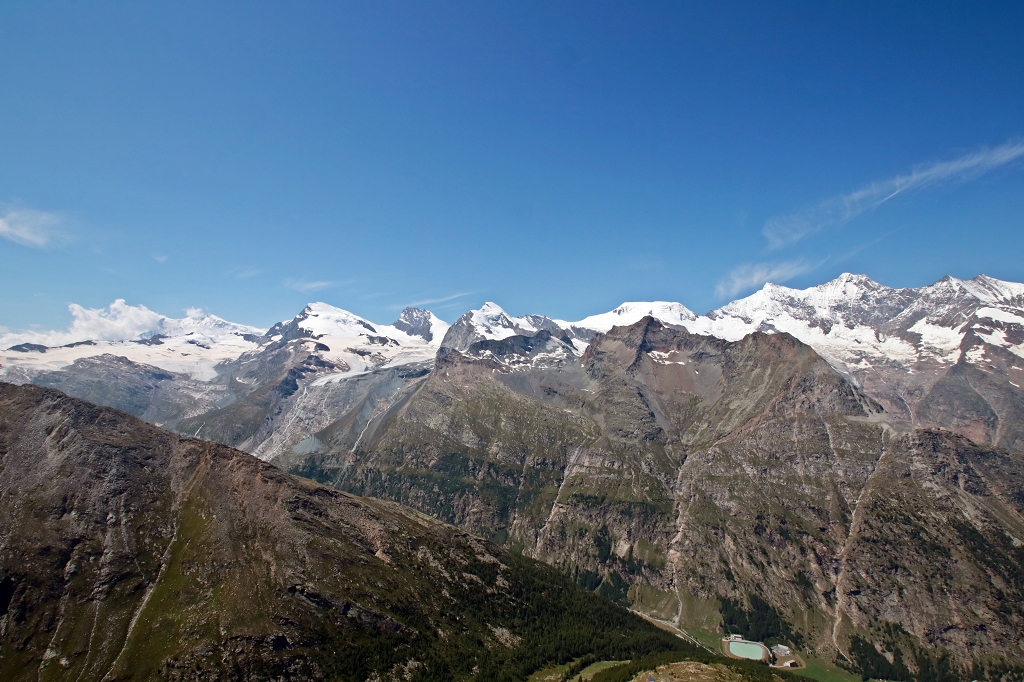 Aufstieg zum Almagellerhorn - Aussicht genießen