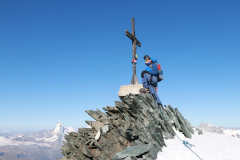 Gipfelkreuz Allalinhorn (4.027 Meter)