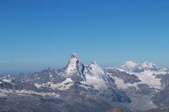 Matterhorn im Blick vom Gipfel des Allalinhorn (4.027 Meter)