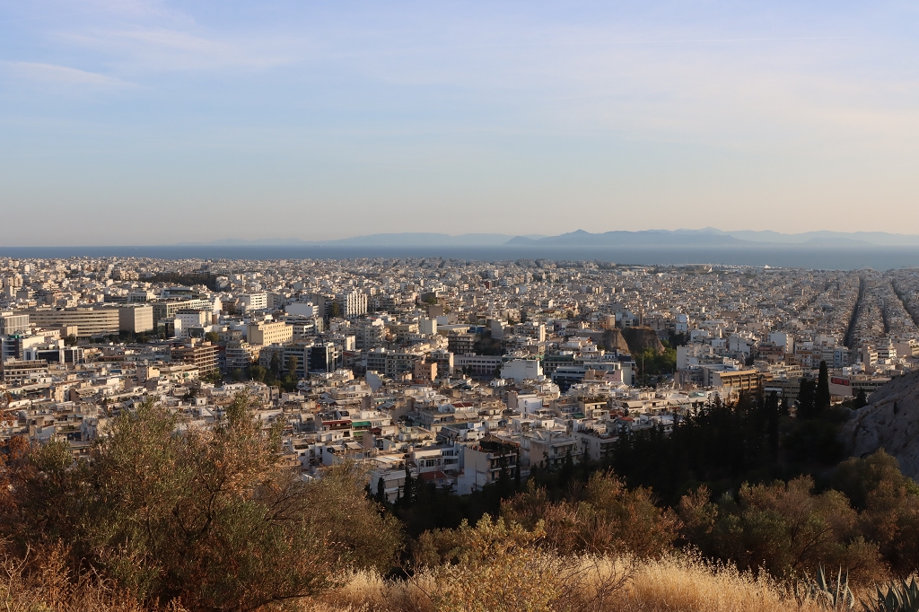 Aussicht auf Athen vom Philopappos-Denkmal