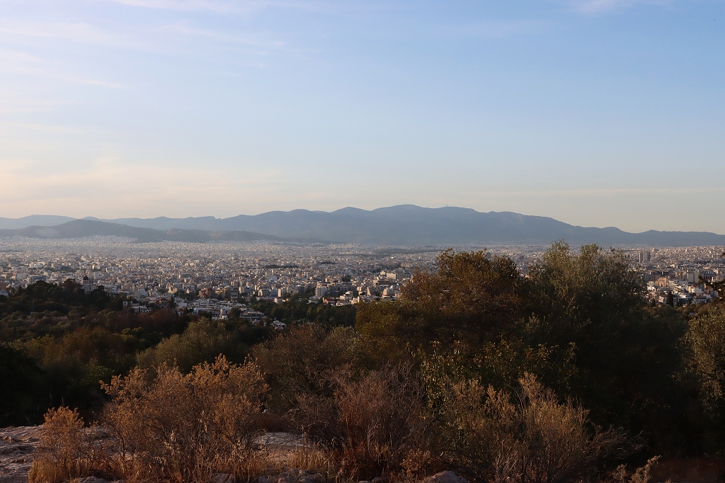 Aussicht auf Athen vom Philopappos-Denkmal