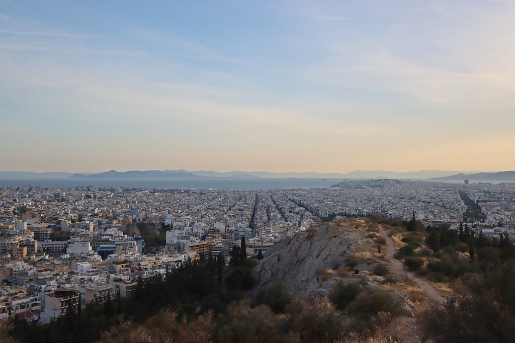 Aussicht auf Athen vom Philopappos-Denkmal