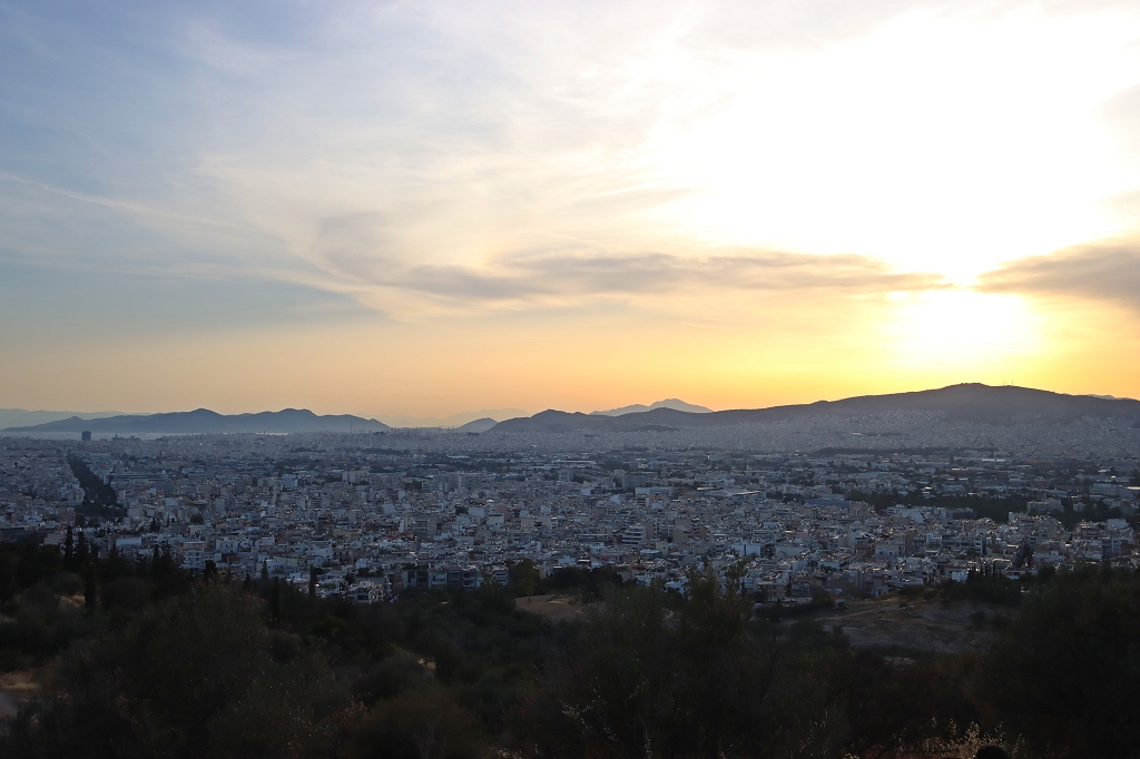 Aussicht auf Athen vom Philopappos-Denkmal
