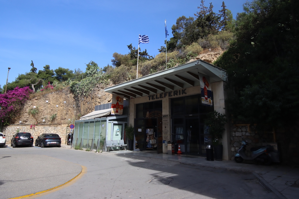 Seilbahnstation (Teleferik) auf den Lykabettus 