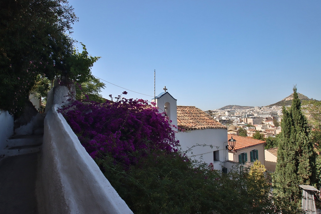 Viertel Anafiotika in Athen