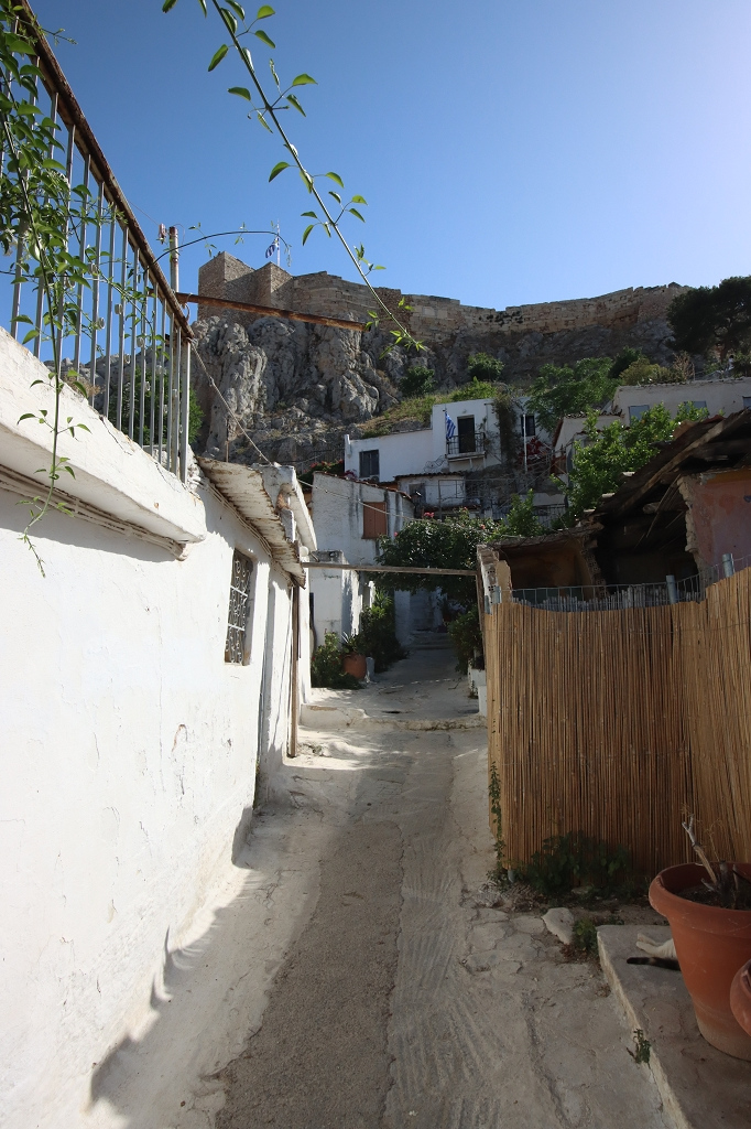 Viertel Anafiotika in Athen