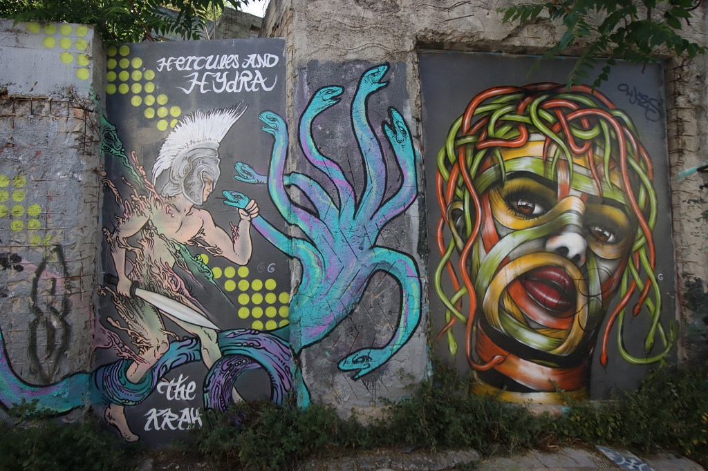 Viertel Anafiotika in Athen