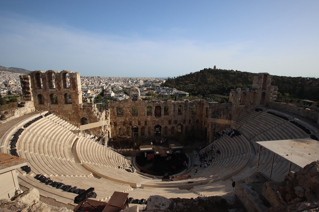 Antikes Theater Odeon des Herodes Atticus 