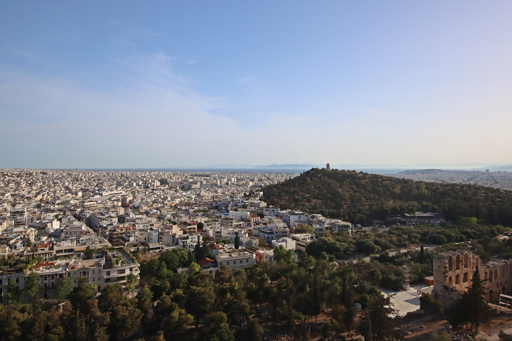 Aussicht von der Akropolis