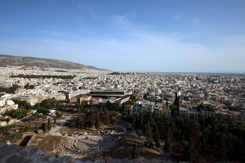 Aussicht von der Akropolis