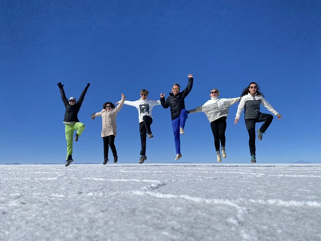 Let´s have fun in der Salar de Uyuni