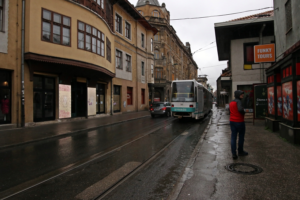 Durch die Straßen Sarajevos
