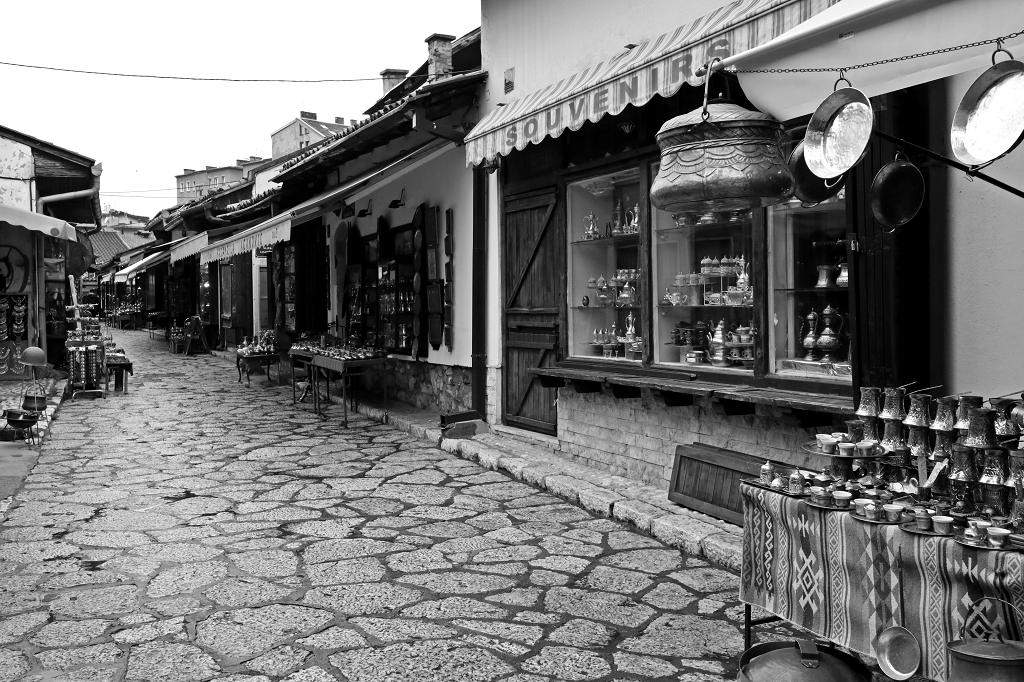 Baščaršija - der historische Basar in Sarajevo