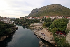 Blick von der Stari most auf die Neretva