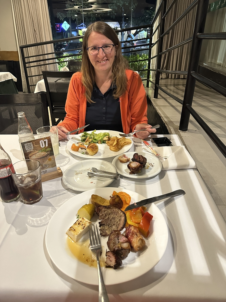 Abendessen in der Churrascaria Nativas Grill