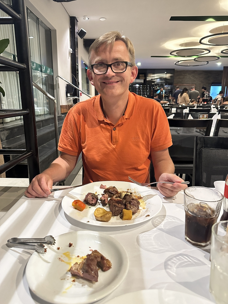 Abendessen in der Churrascaria Nativas Grill in Cuiaba