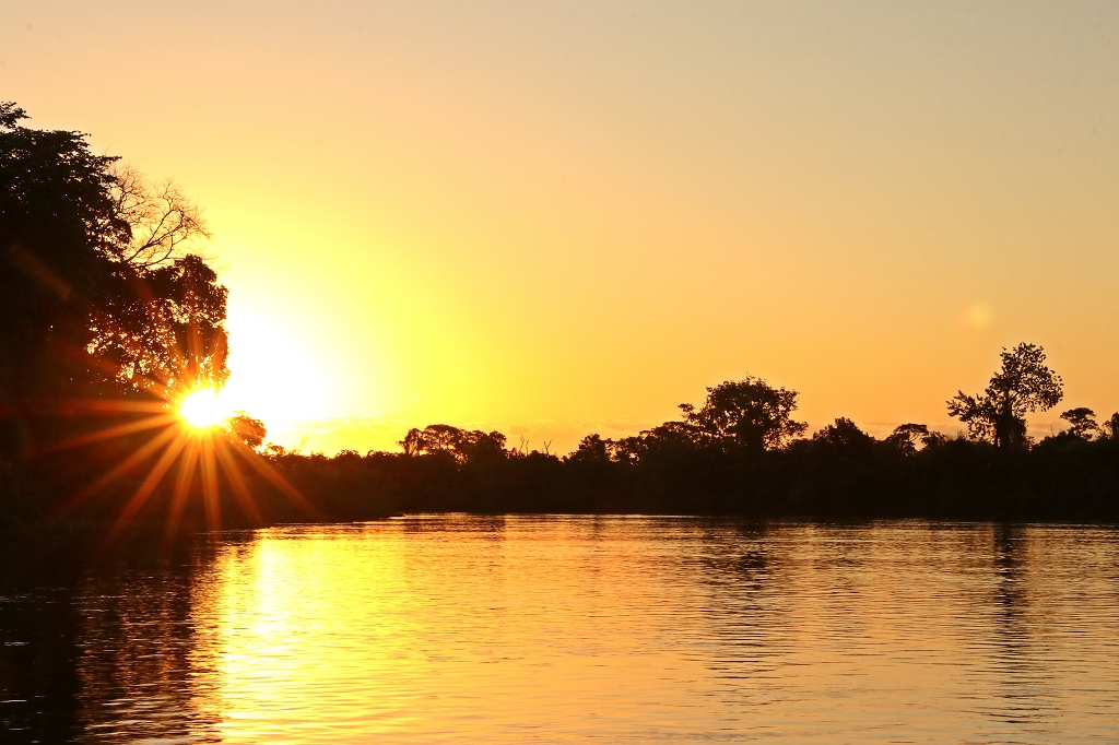 Sonnenuntergang im Pantanal