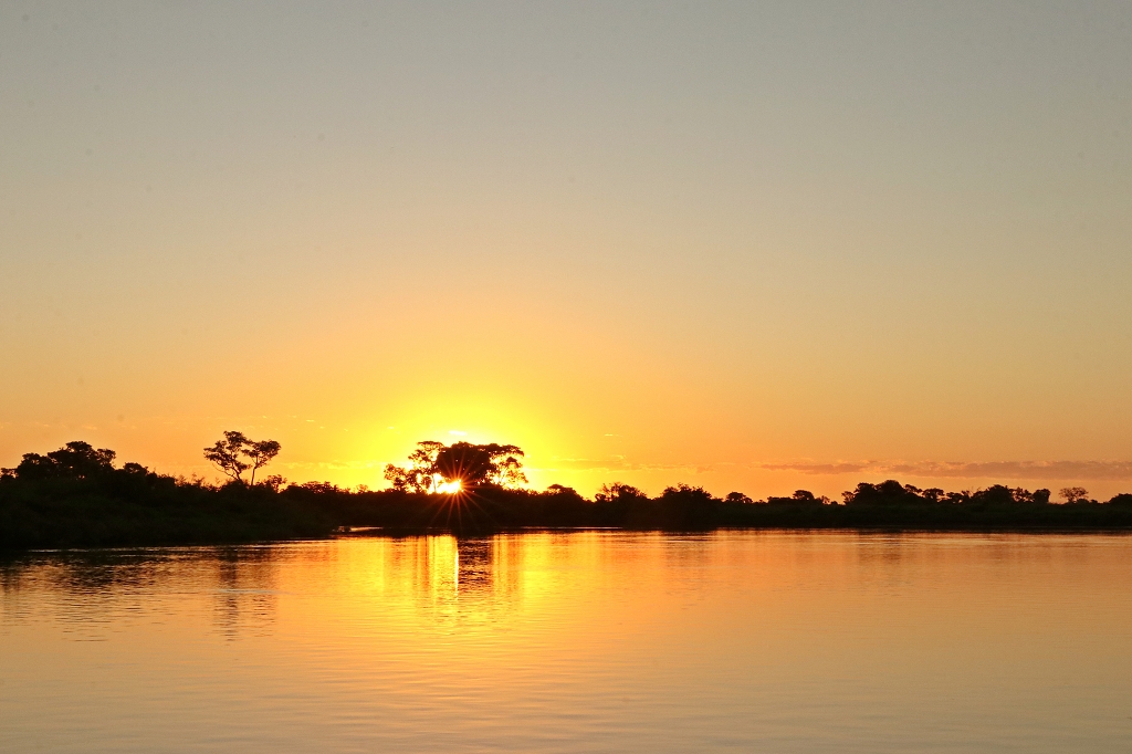 Sonnenuntergang im Pantanal