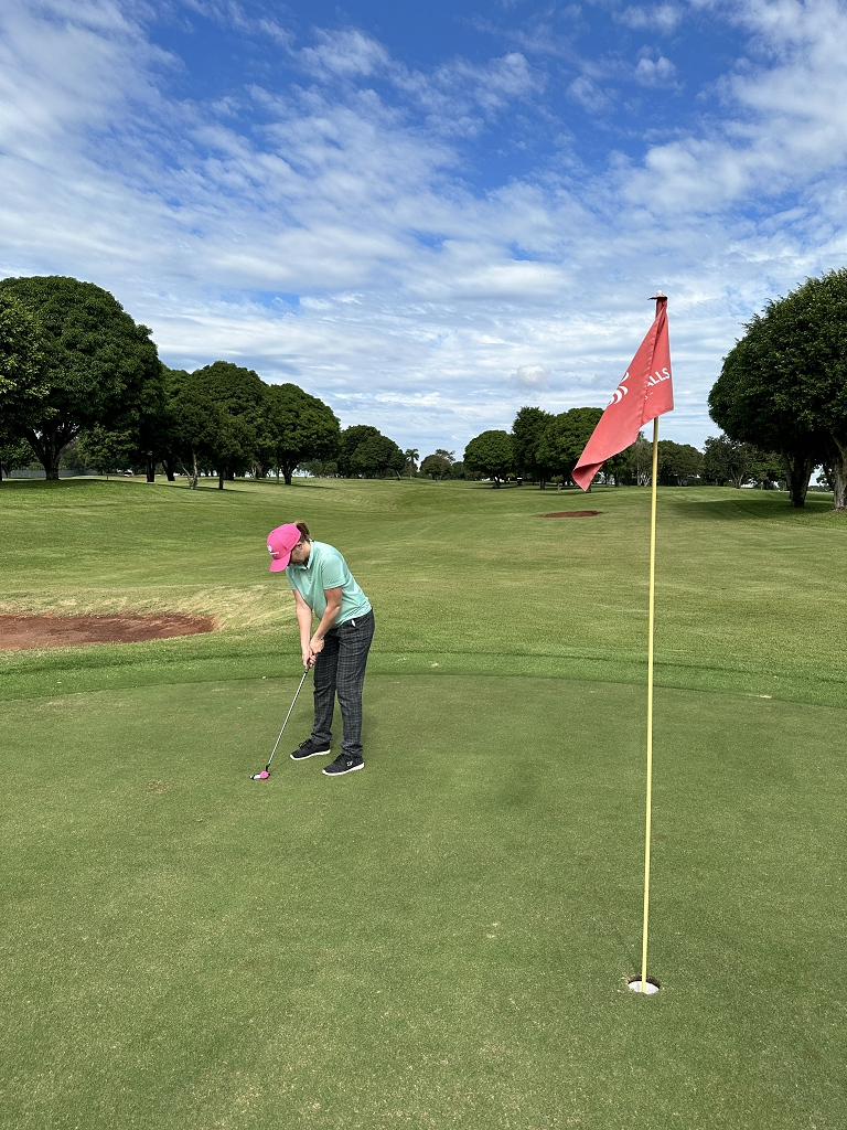Putting Green Loch 8 auf dem Iguassu Falls Golfclub