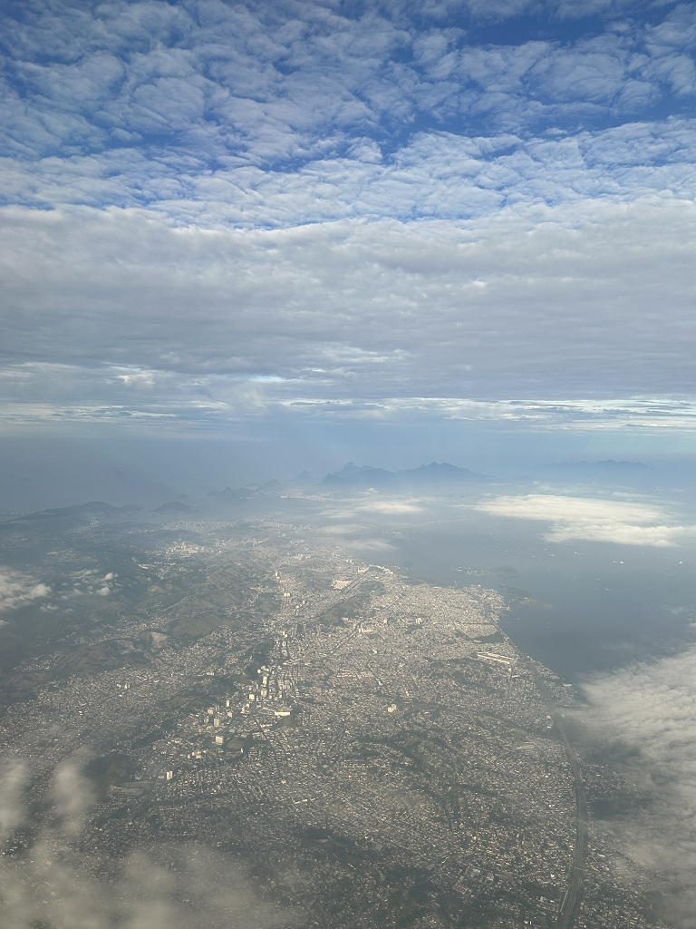 Flug von Rio nach Foz do Iguassu