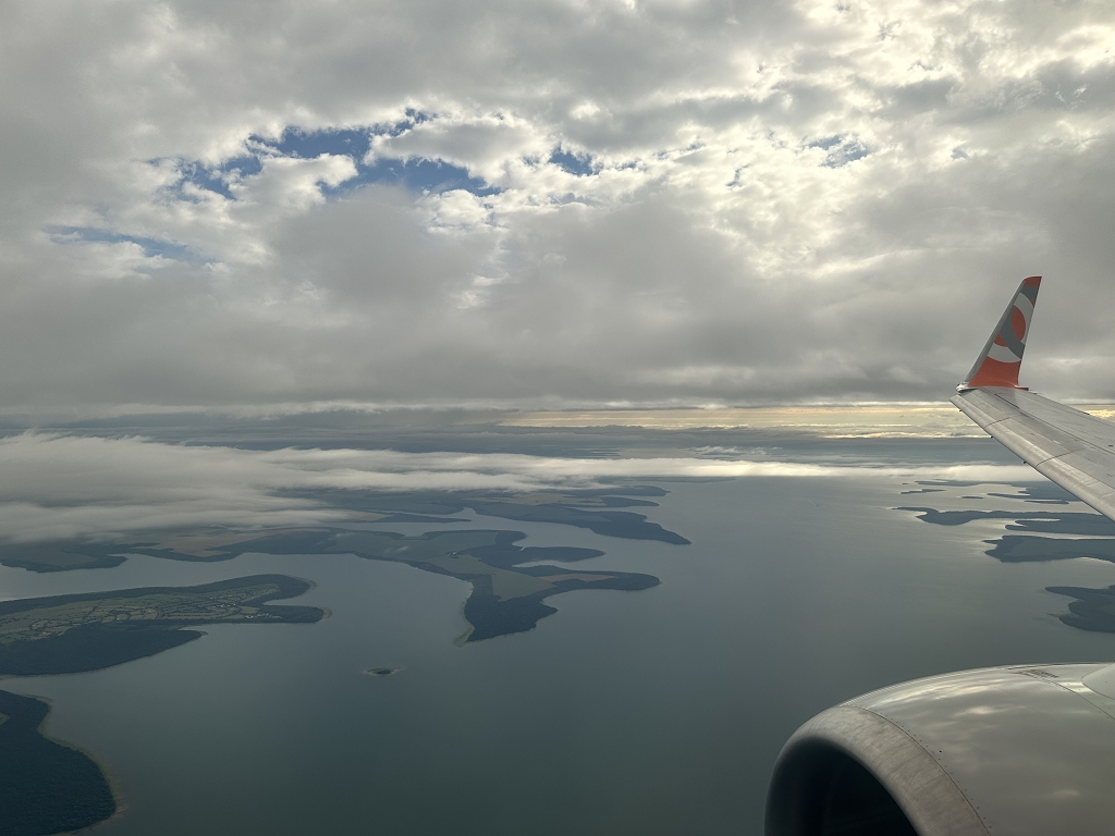 Flug von Rio nach Foz do Iguassu