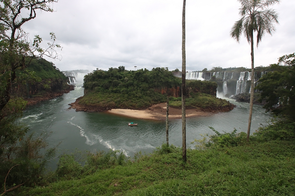 San Martin Insel an den Iguazu-Wasserfällen