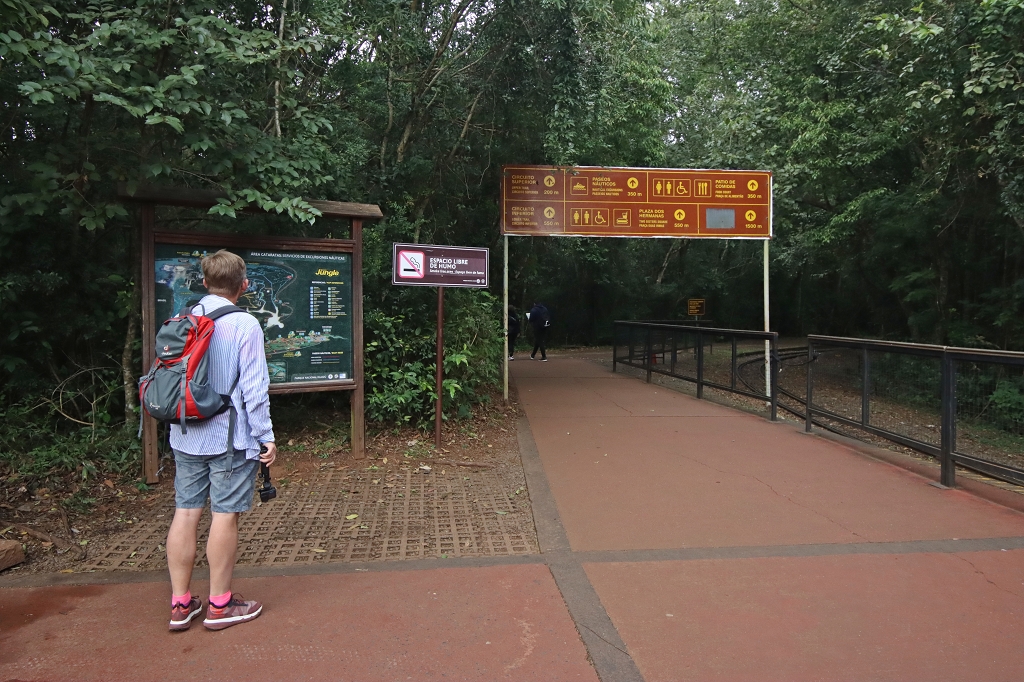 Zustieg zu den Wanderwegen