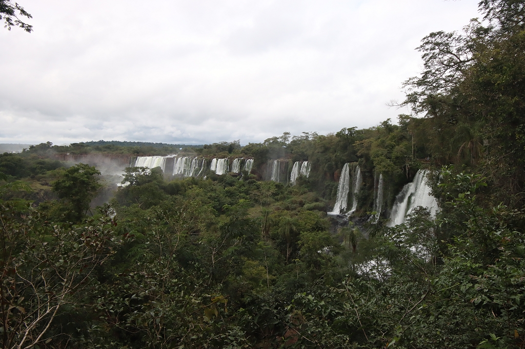 Ausblick auf die Iguazu-Wasserfälle