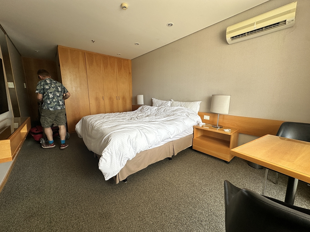 Unser Zimmer im Brasília Palace Hotel