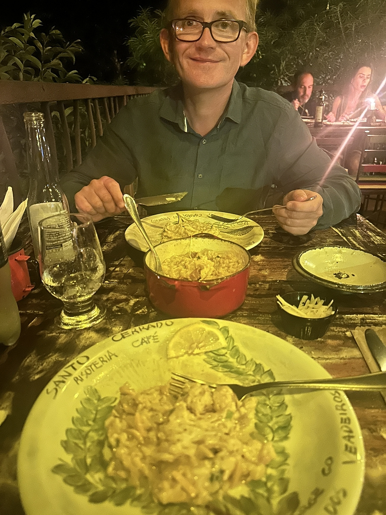 Leckeres Risotto im Santo Cerrado Risoteria e Café