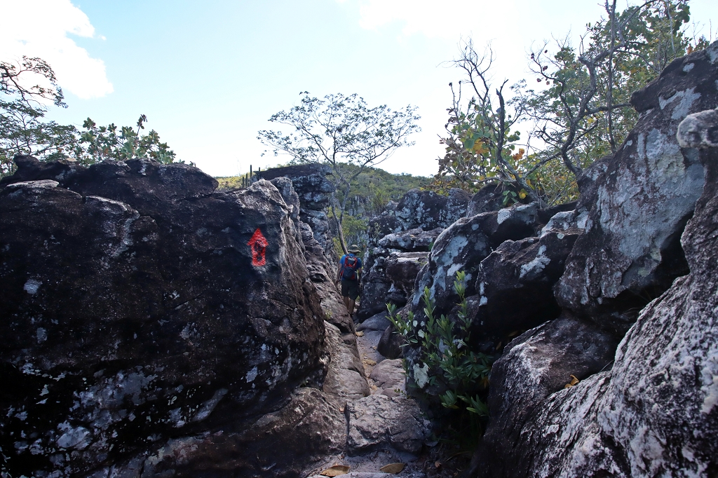 Trilha dos Cânions e Cariocas (Red Trail) im Nationalpark Chapada dos Veadeiros