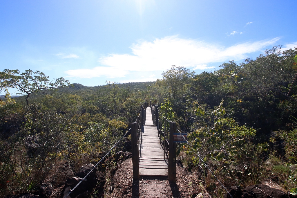 Trilha dos Cânions e Cariocas (Red Trail) im Nationalpark Chapada dos Veadeiros
