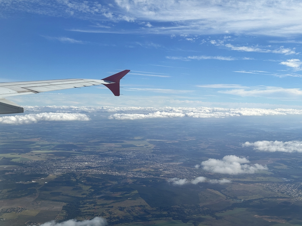 Flug mit Latam von Brasilia nach Sao Paulo