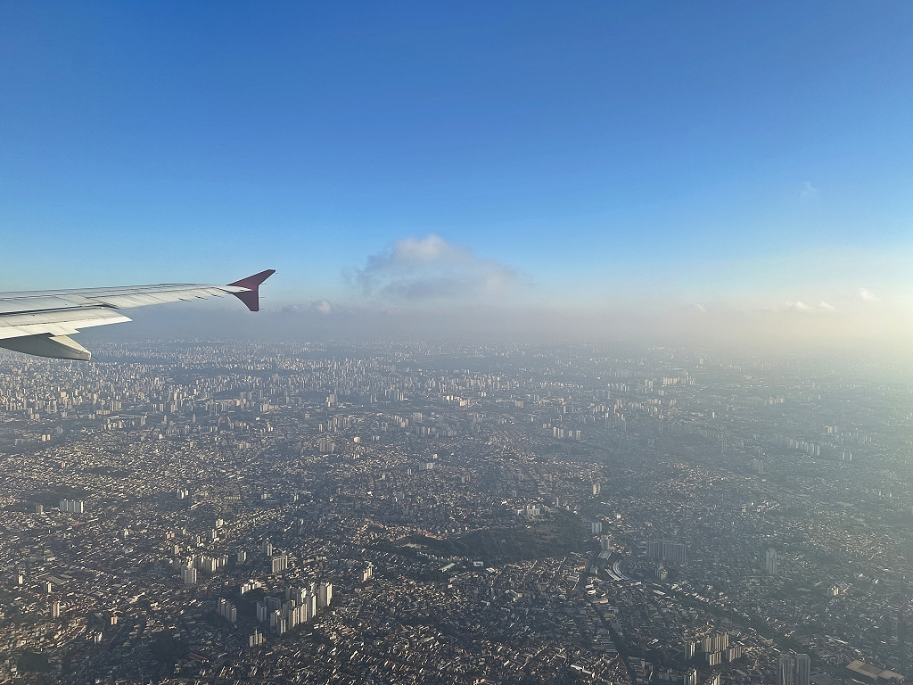Landeanflug auf Sao Paulo