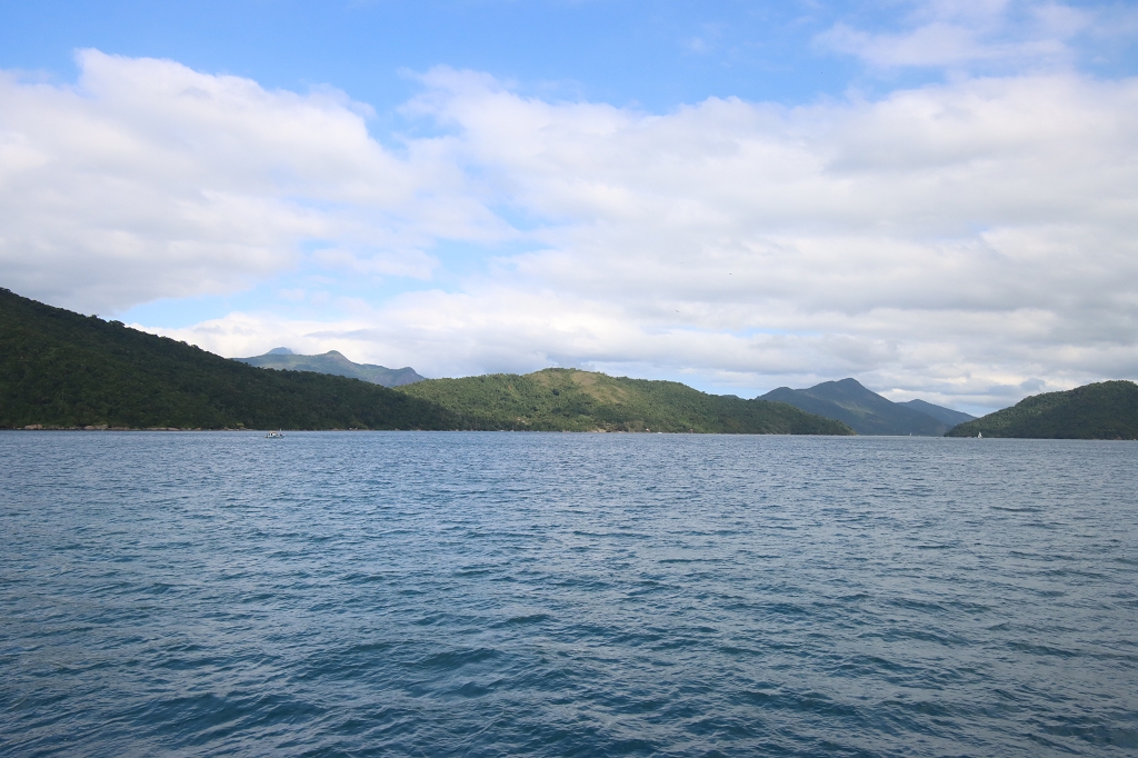 Mit dem Schoner Estrela da Manha hinaus in die Bucht von Paraty
