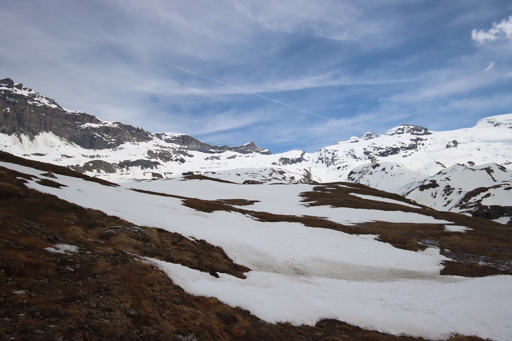 Blick zurück auf die Bergwelt