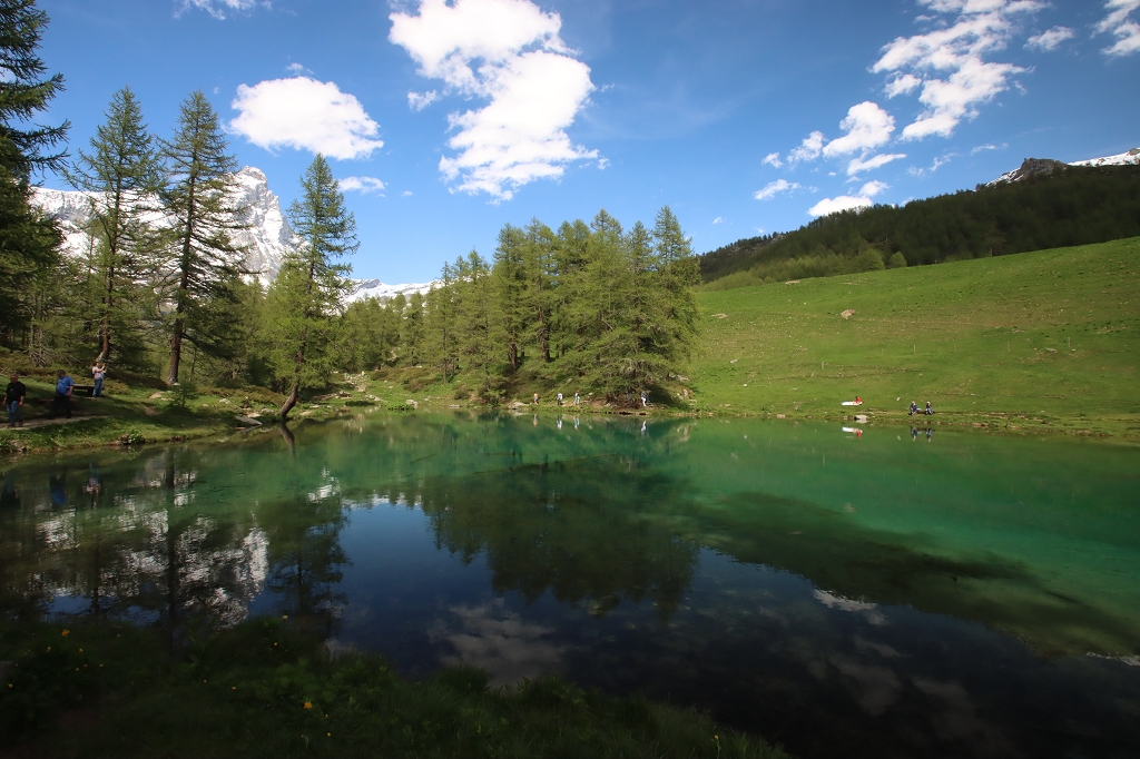 Lago Blu in der Nähe von Breuil-Cervinia