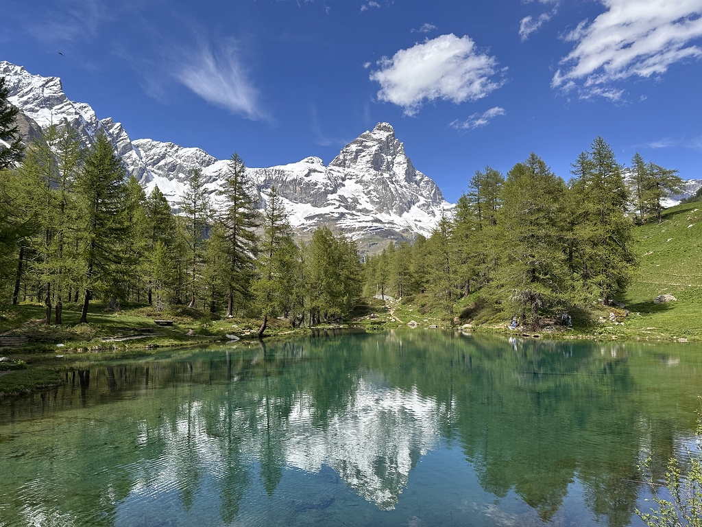 Lago Blu in der Nähe von Breuil-Cervinia