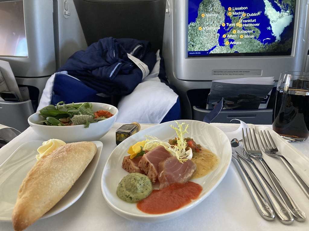 Lufthansa Business-Class-Flug von Frankfurt nach Bogota