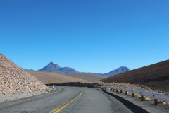 Fahrt auf der Ruta 27 nach San Pedro de Atacama