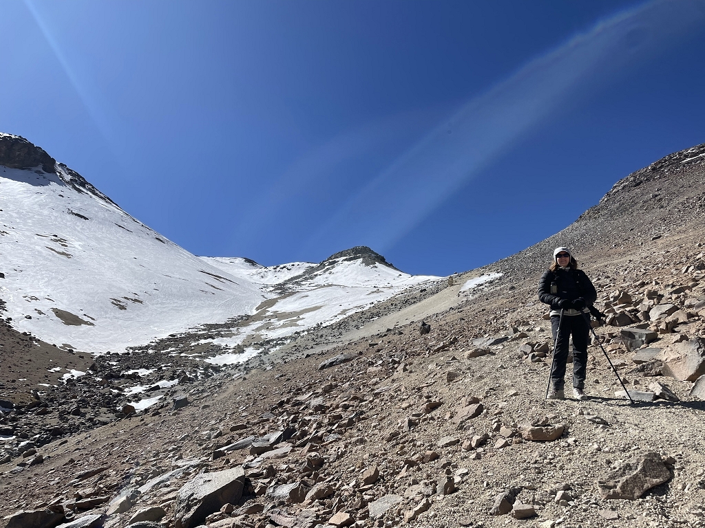 Abstieg vom Cerro Toco (5.604 Meter)