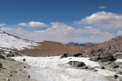 Sattel auf dem Weg zum Gipfel des Cerro Toco (5.604 Meter)