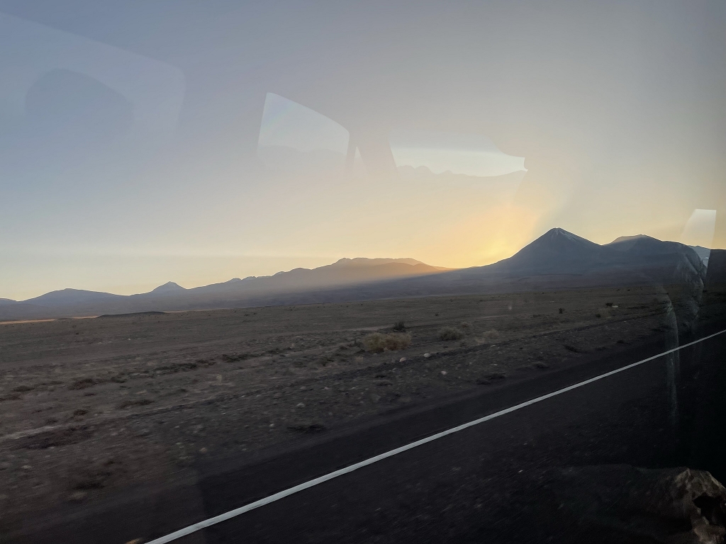 Fahrt von San Pedro de Atacama zur Grenze Hito de Cajon