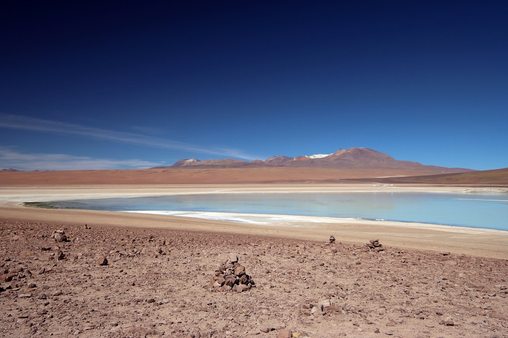 Laguna Blanca in Bolivien