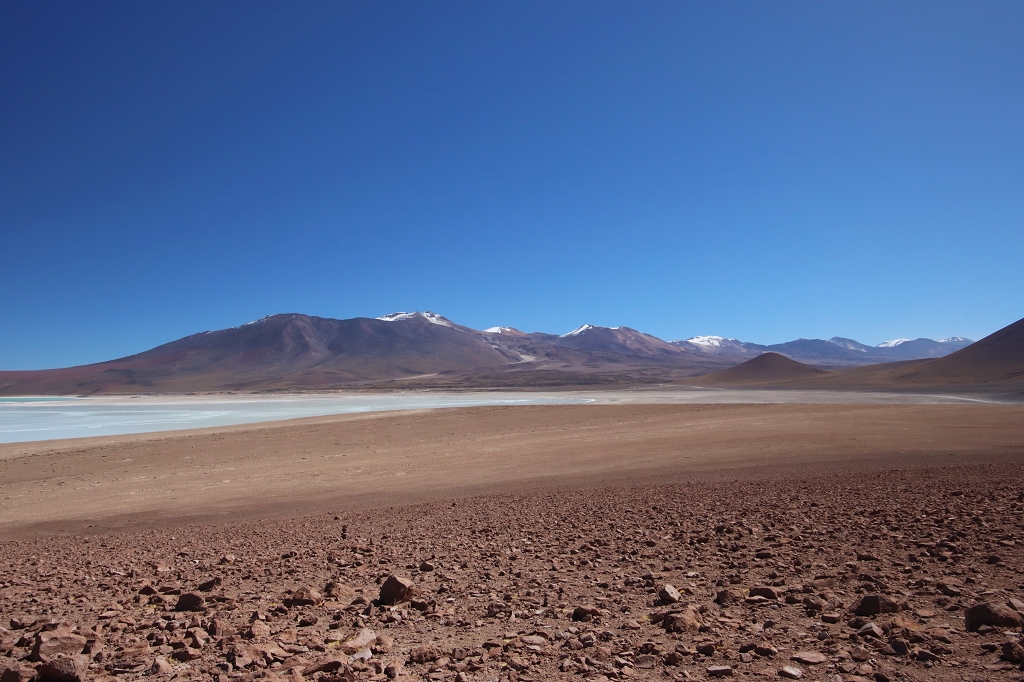 Aussichtspunkt an der Laguna Blanca, Bolivien