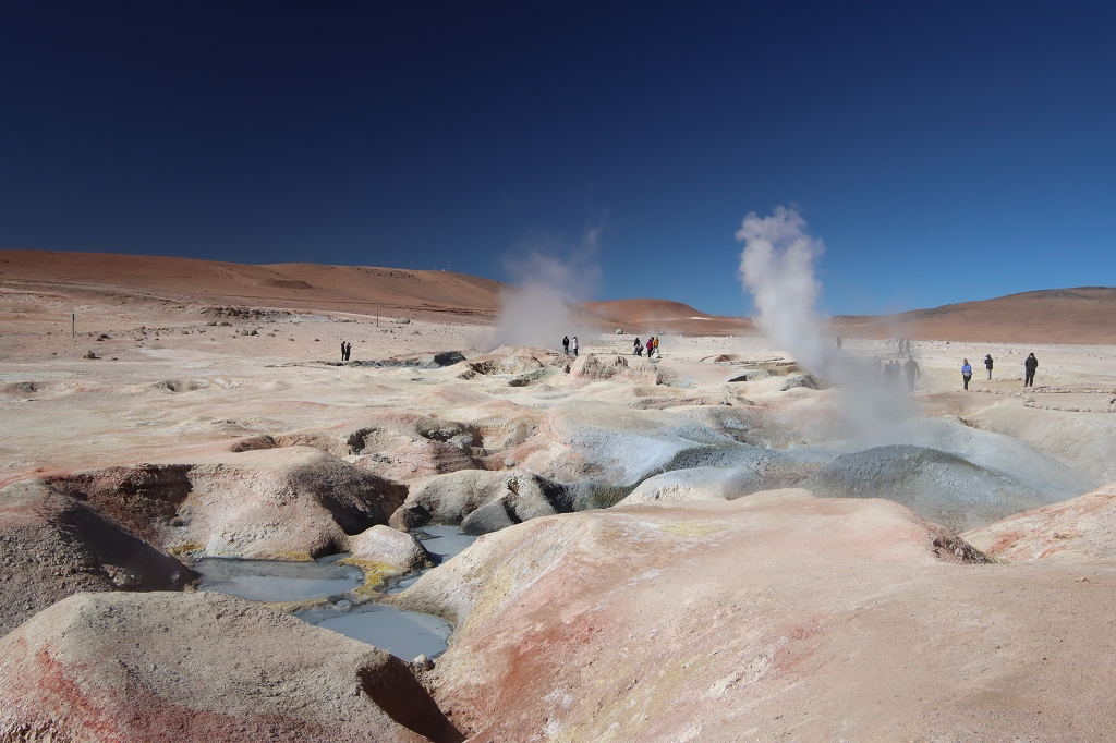 Geothermalgebiet Sol de Mañana, Bolivien